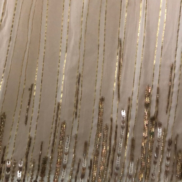 Anthropologie Ranna Gill Gold Beaded Tank - Picture 3 of 4